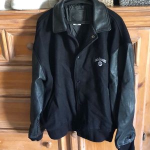 Jack Daniels Black Bomber Jacket